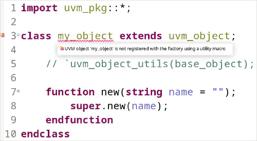 Sigasi UVM diagram example