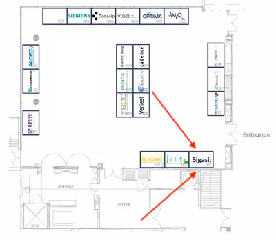 DVCon Europe 2023 Exhibit Hall Layout