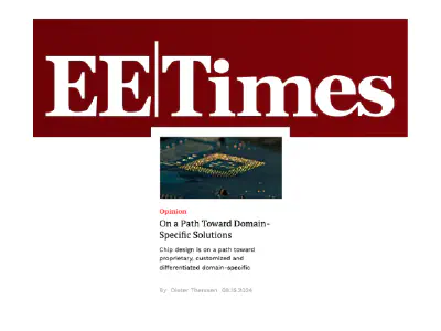 EE Times logo and a screenshot of the opinion piece blurb