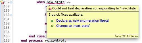 Add new enumeration literal quickfix