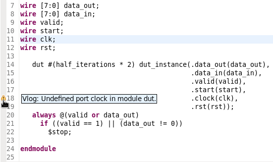 Verilog save-time compilation