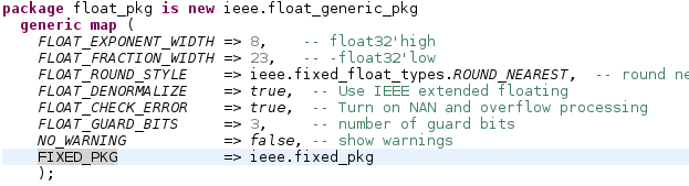 Generic Packages (VHDL 2008)