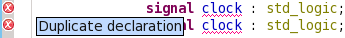 Detect duplicate declarations