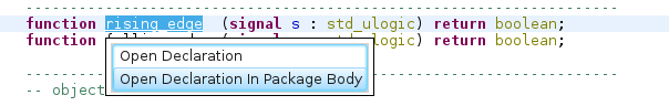 Crosslink package and package body