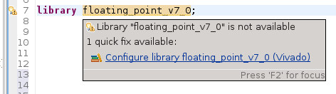 Quick Fix Vivado libraries