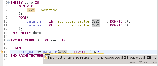 Array Size Check