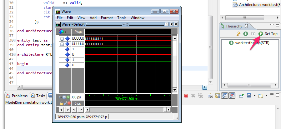 Launch vsim from Sigasi’s Hierarchy View