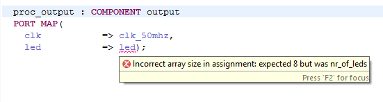 Check vector width in instantiations