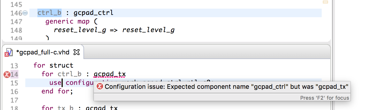 Better validation of configurations