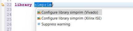 Add OSVVM library mapping