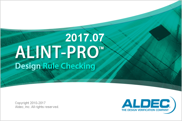 ALINT-PRO splash screen