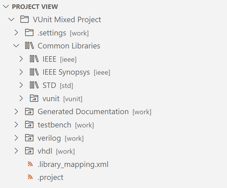 VS Code Project Structure